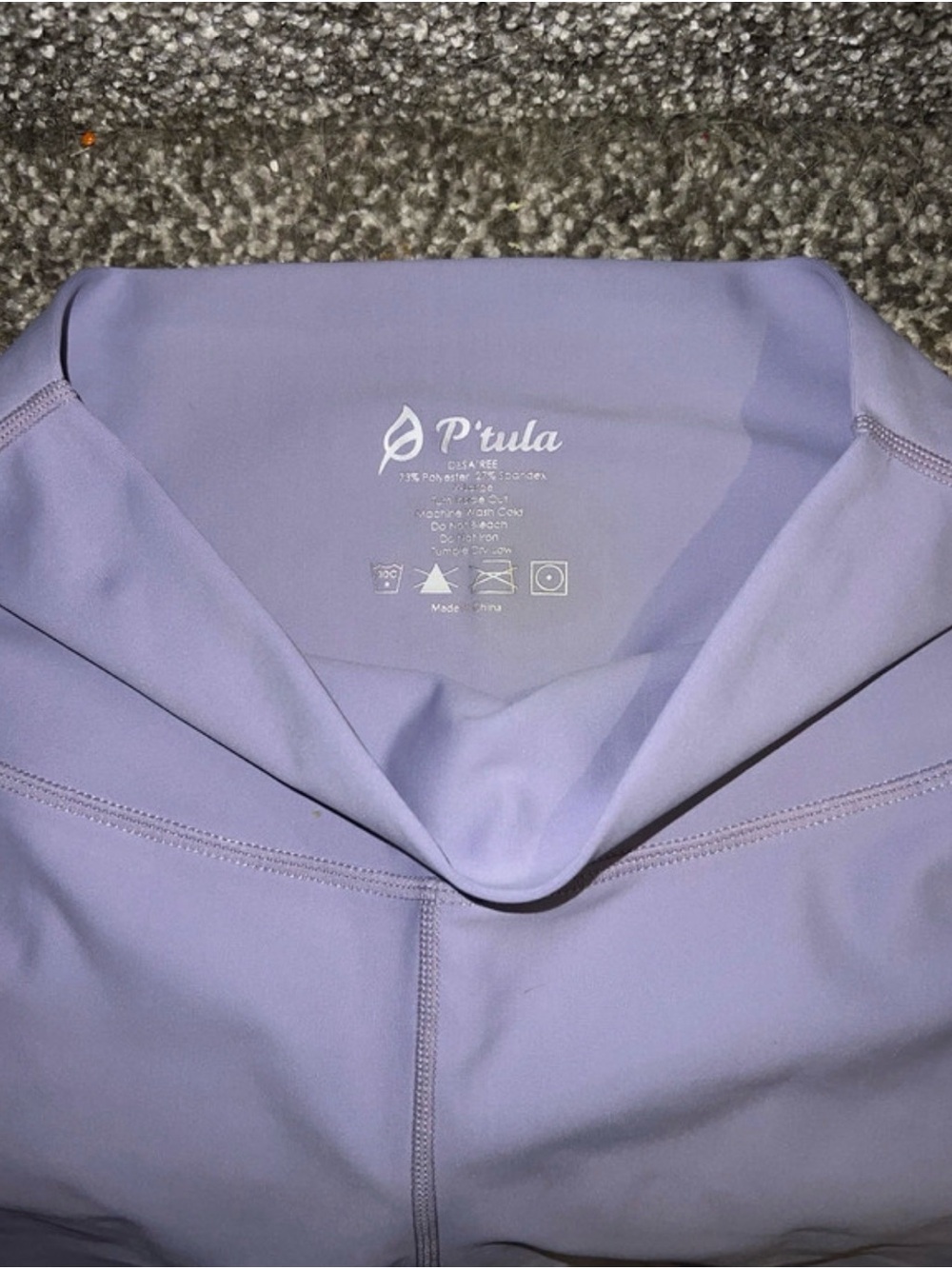 P'tula Lavender High-Waist Leggings